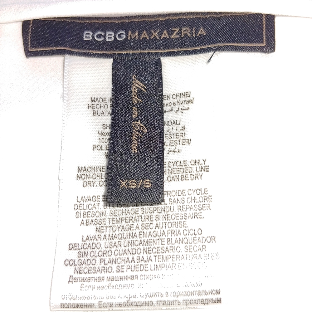 BCBGMaxAzria White Blouse - Picture 7 of 8